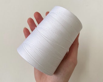 Cellulose Threads - Tex 70 100% Organic Cotton Sewing Thread - White
