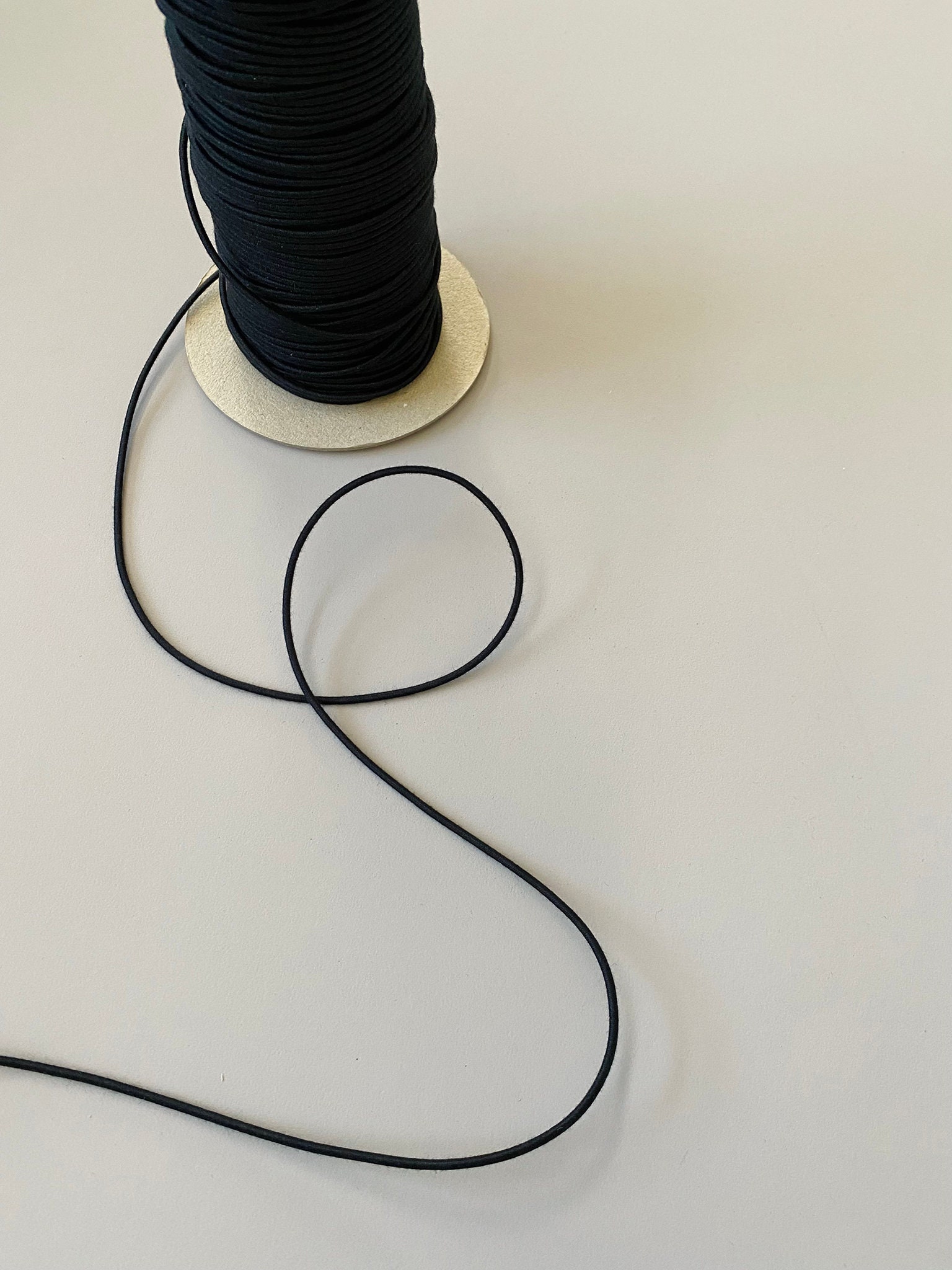 2.2 mm round cord- Sustainable Eco Organic Elastic