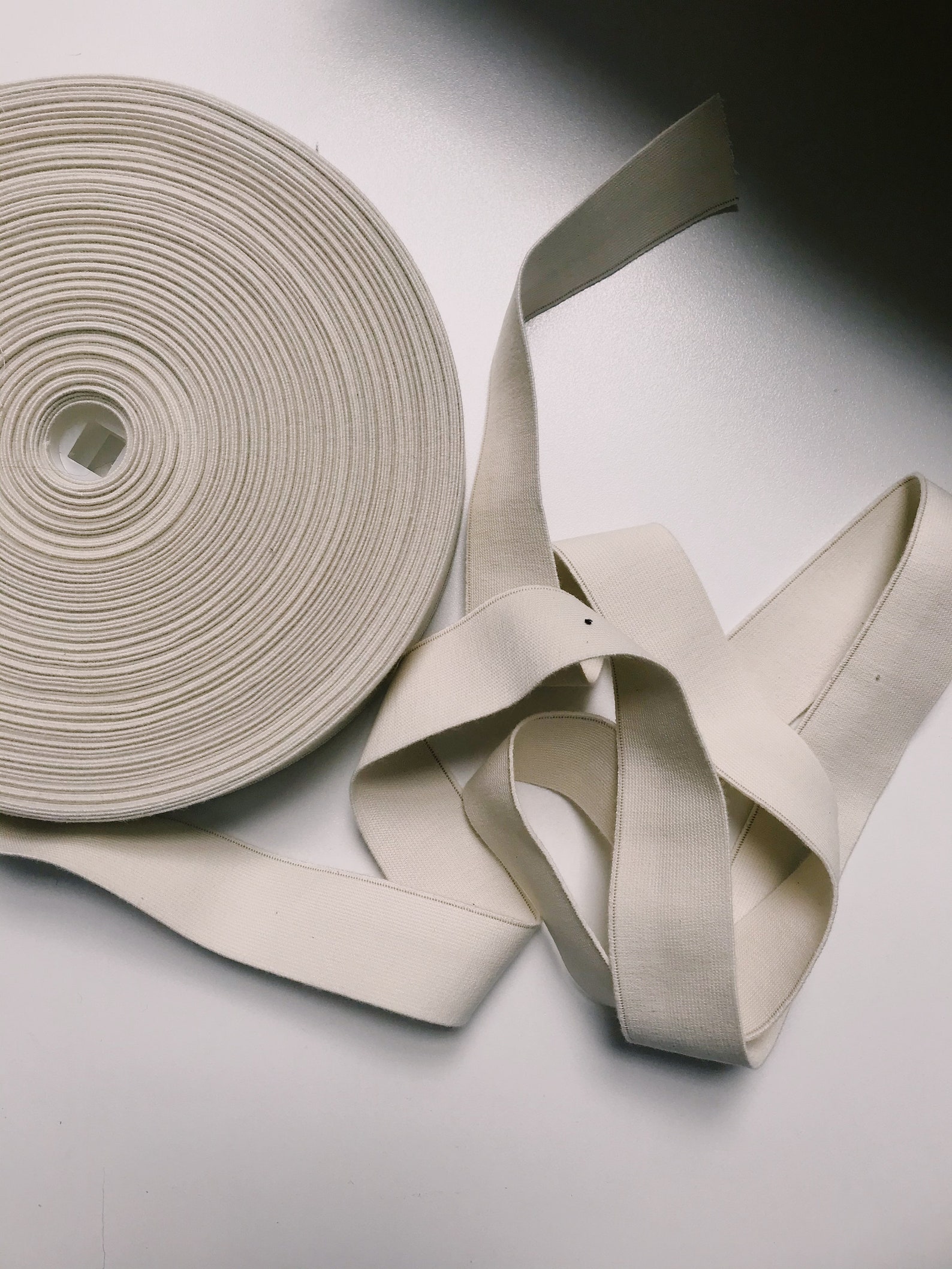 Bio Elastics 40mm Natural Rubber Organic Cotton Flat Etsy