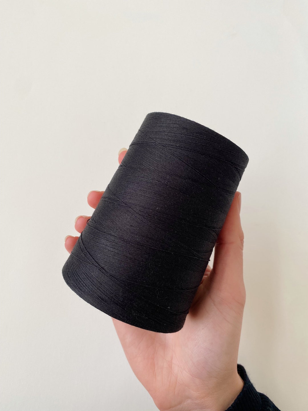 Cellulose String Thread Cellulose Threads - Tex 70 100% Organic Cotton Sewing Thread - Black - Etsy