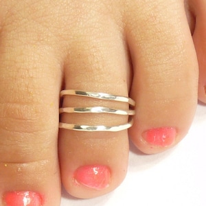 Toe ring-Sterling Silver 3 Wire Toe Ring-Sterling Silver Toe ring