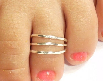 Toe ring-Sterling Silver 3 Wire Toe Ring-Sterling Silver Toe ring