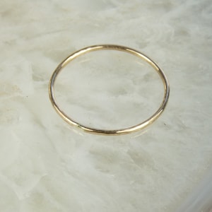 Gold Stack ring,Skinny Ring, 20 gauge, Minimalist ring, Boho Style