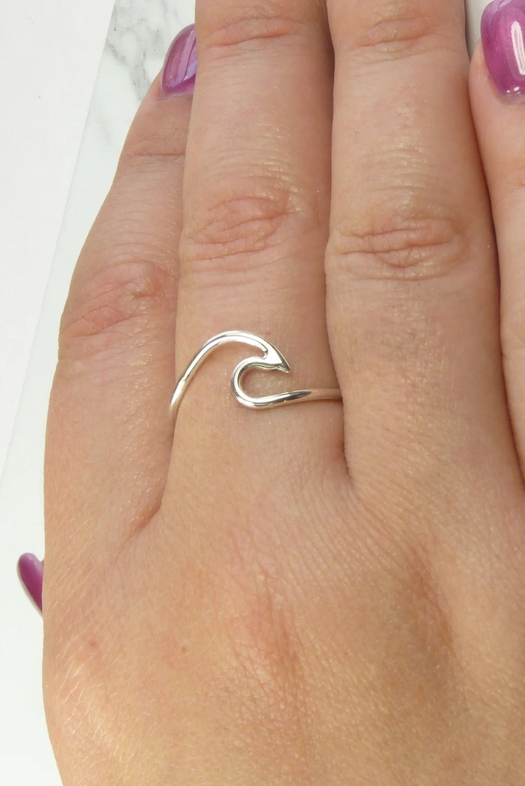Wave Ring, Midi Ring,sterling Silver 16 Gauge Wire - Etsy Wave Ring, Midi Ring,sterling Silver 16 Gauge Wire - Etsy