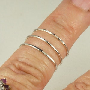 Midi Ring, Knuckle Ring, Sterling Silver ring, 3 styles, Boho Ring