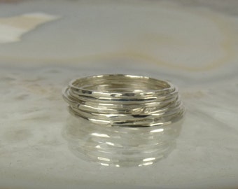 Stack Ring,Knuckle Ring, Skinny stacking ring,Sterling Silver Band