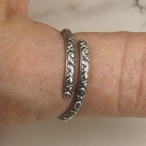 Thumb Ring, Sterling Silver Ring,Wrap Ring, Adjustable Ring
