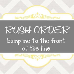 Rush Processing Upgrade