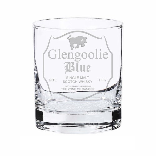 Glengoolie Blue Rocks Glass - Etsy