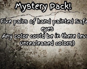 Mystery Pack Glitter Safety Eyes 14mm-40mm (5 pairs)