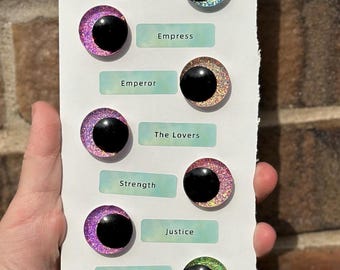 Pastel Glitter Safety Eyes (14mm-40mm)