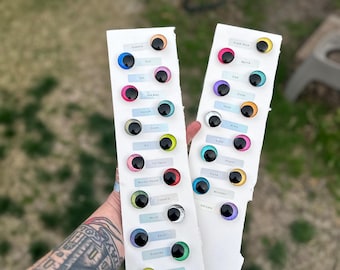 Shimmery Safety Eyes (14mm-40mm) (Made to order)