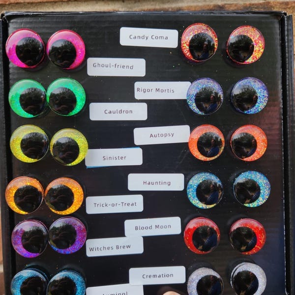 Yeux de sécurité à paillettes (14 mm-40 mm) (Fabriqués sur commande)