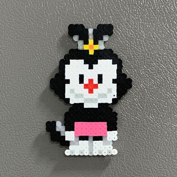 Dot Warner Perler bead magnet