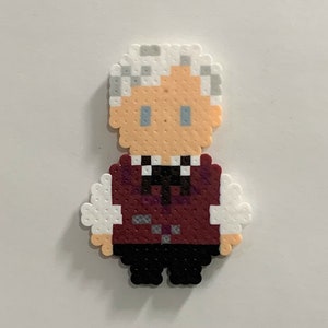 Master Derek Jacobi Perler bead magnet