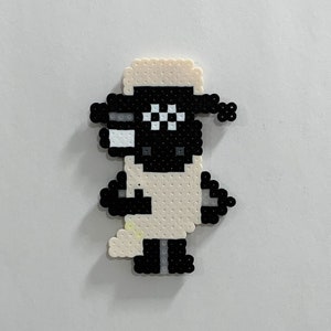 Shaun the Sheep Perler bead magnet