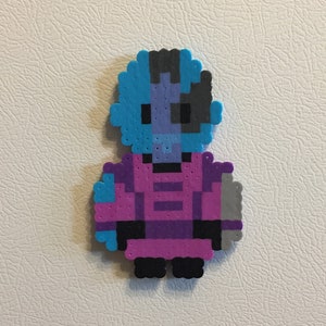 Nebula Perler bead magnet