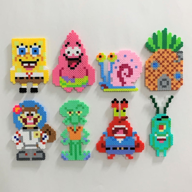 Patrick Star Perler Bead Etsy