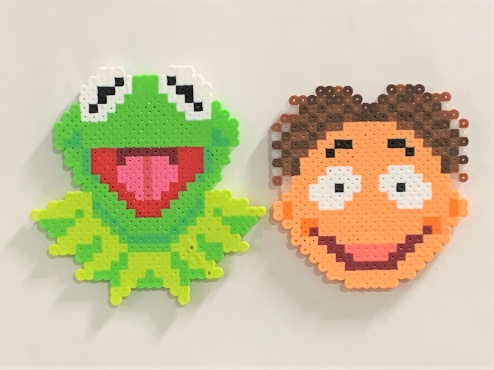 Kermit the Frog Perler bead Etsy