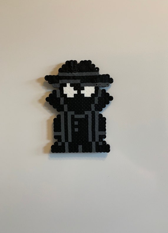 Spider-Man Noir Perler bead magnet