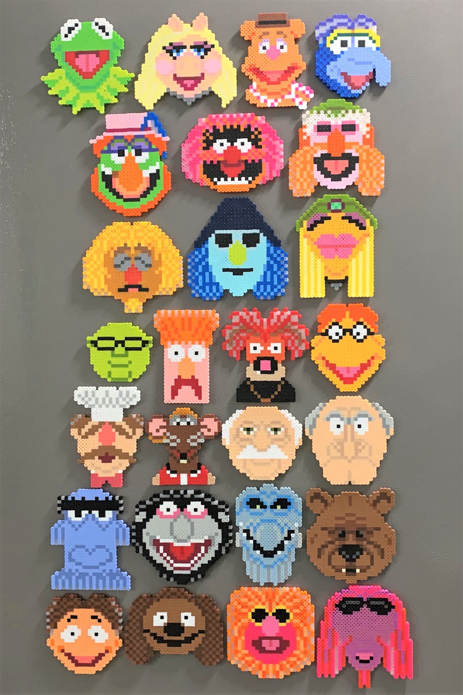 Kermit the Frog Perler bead Etsy