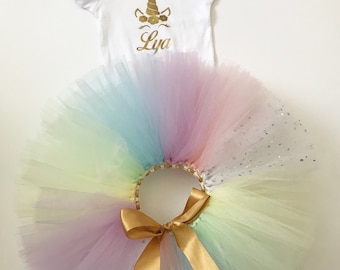 Box tutu licorne