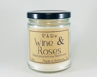 Wine & Roses Candle