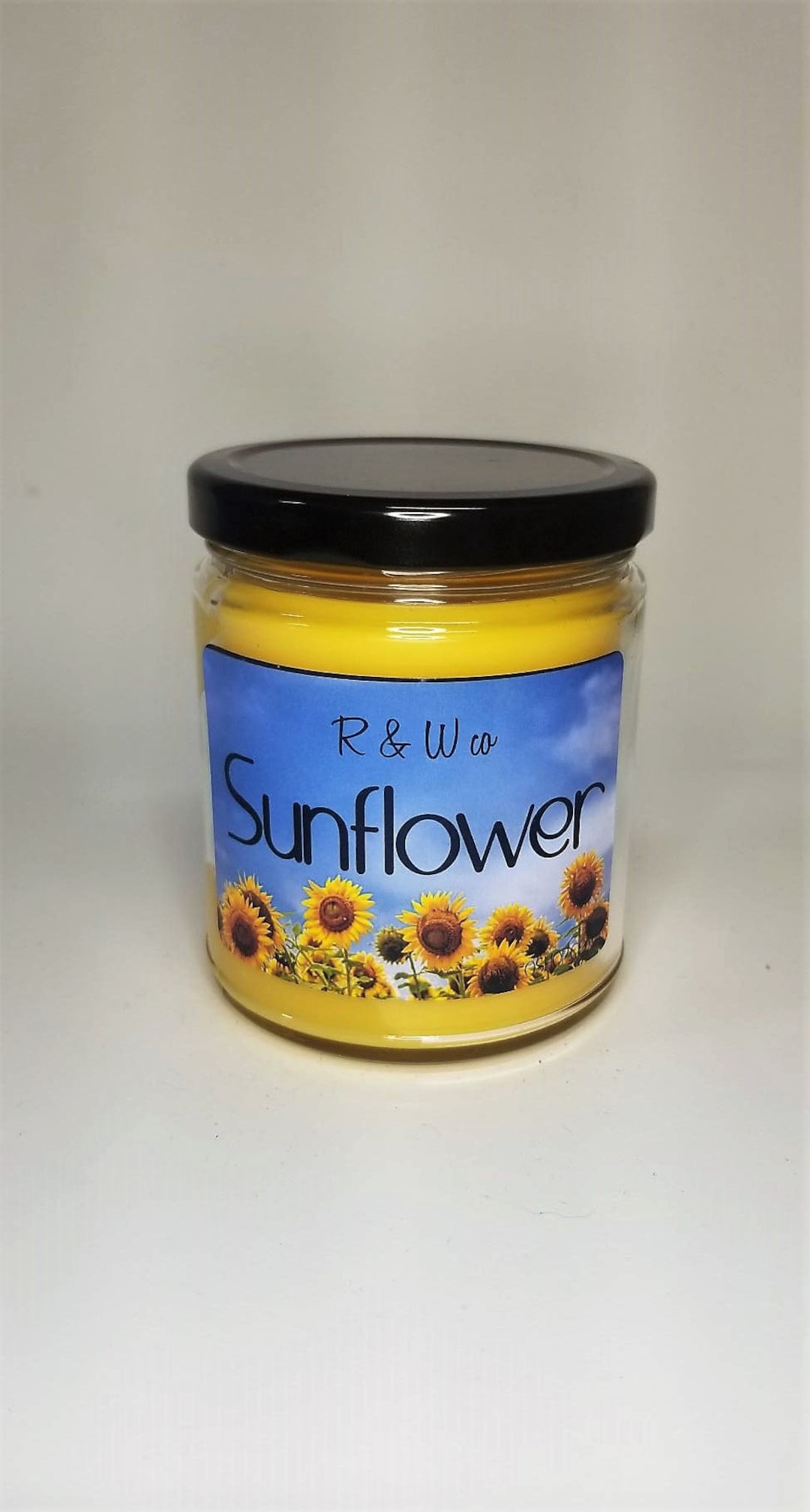 Sunflower Candle Etsy
