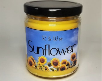 Sunflower Candle