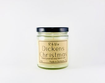 Dickens Christmas Candle