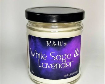 White Sage & Lavender Candle