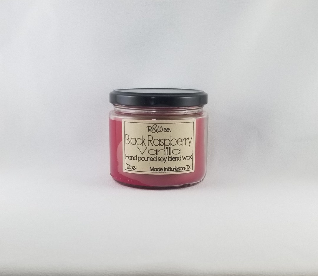 Black Raspberry Candle Black Raspberry Vanilla Candle - Etsy