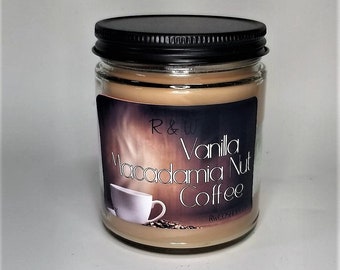 Vanilla Macadamia Nut Coffee Candle