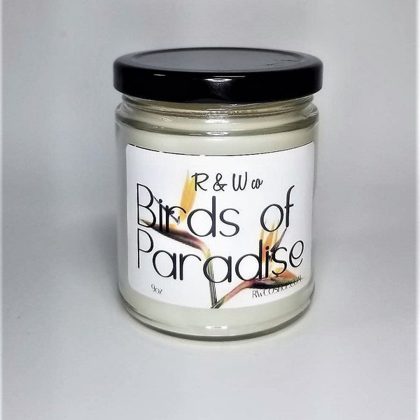 Birds of Paradise Candle