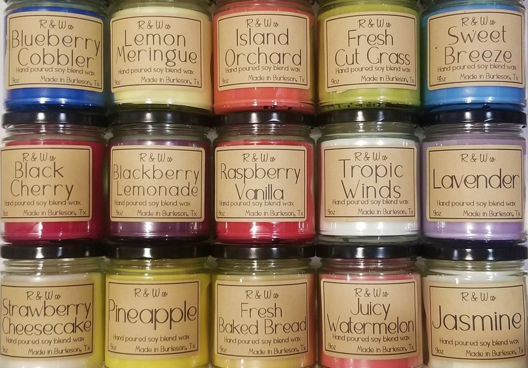 48 Candles Wholesale, Highly Scented Soy Candles, Handpoured in Small