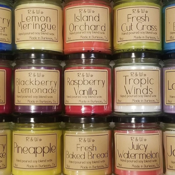 Soy Candles for Sale Etsy