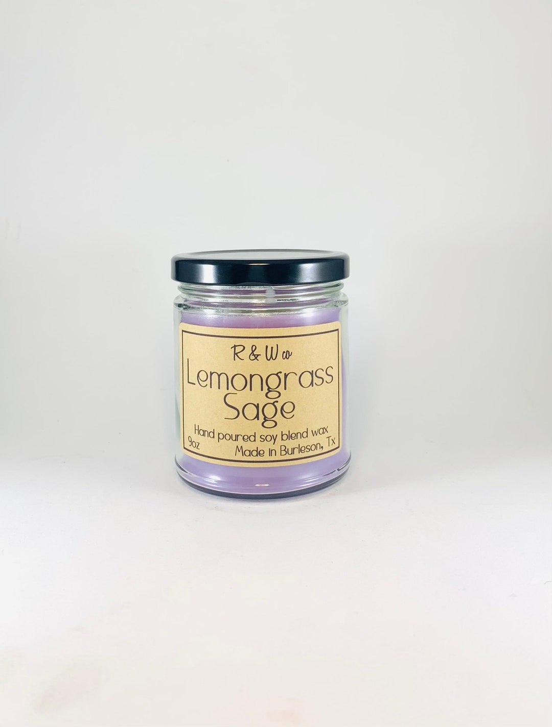 Lemongrass Sage Candle - Etsy