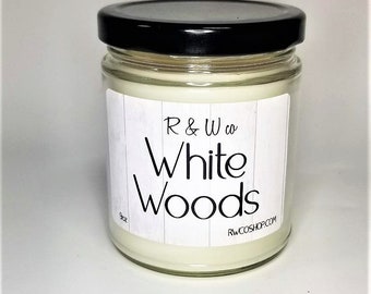 White Woods Candle