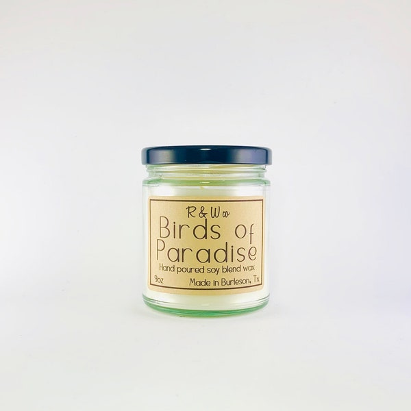 Birds of Paradise Candle