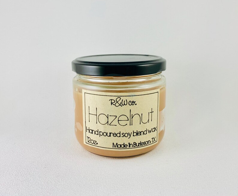 Hazelnut Candle Etsy
