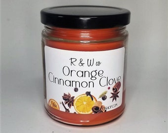 Orange Cinnamon Clove Candle