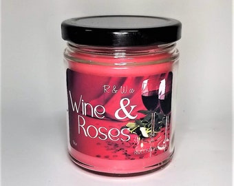 Wine & Roses Candle