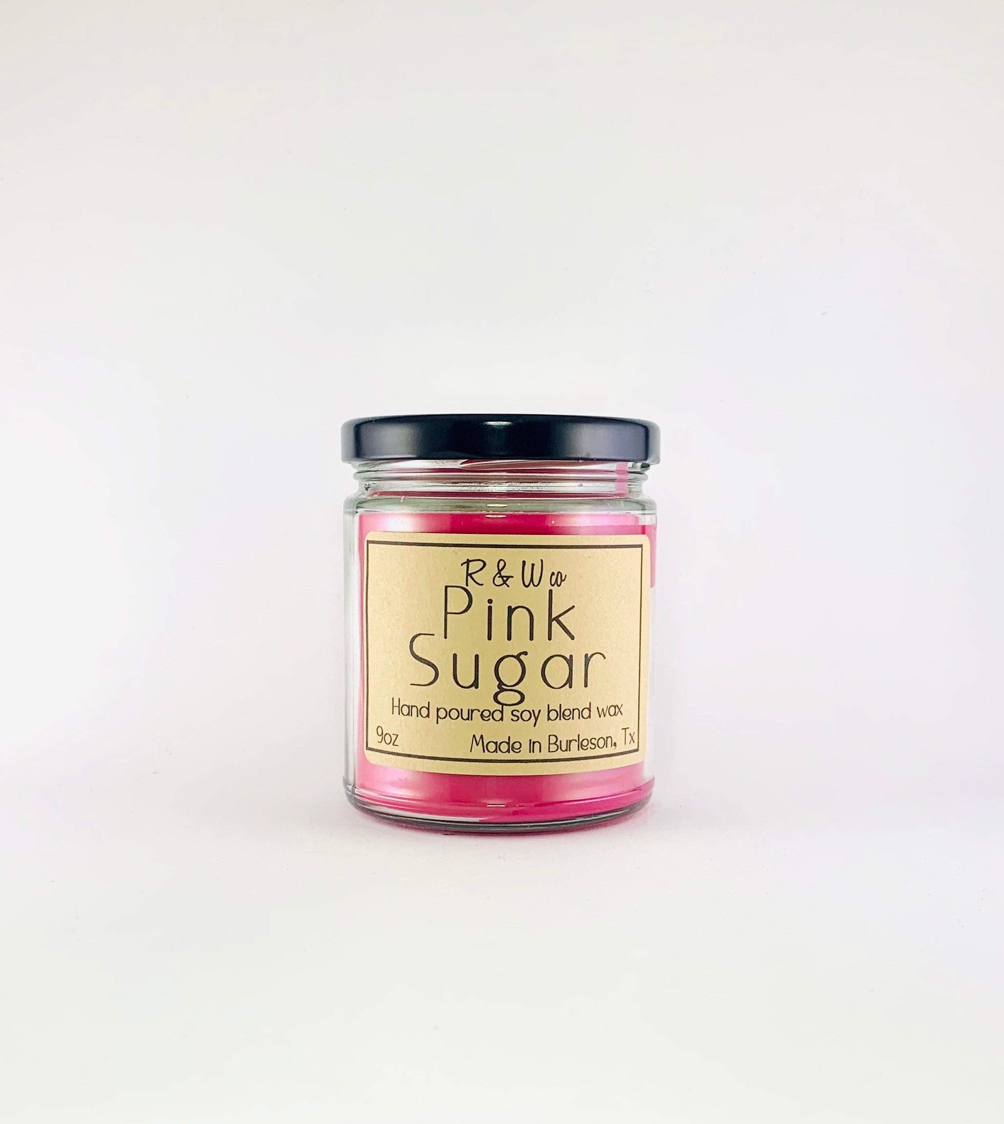 Pink Sugar Candle Etsy