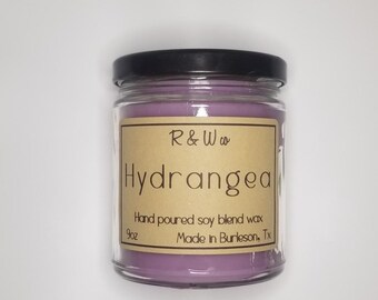 Hydrangea Candle