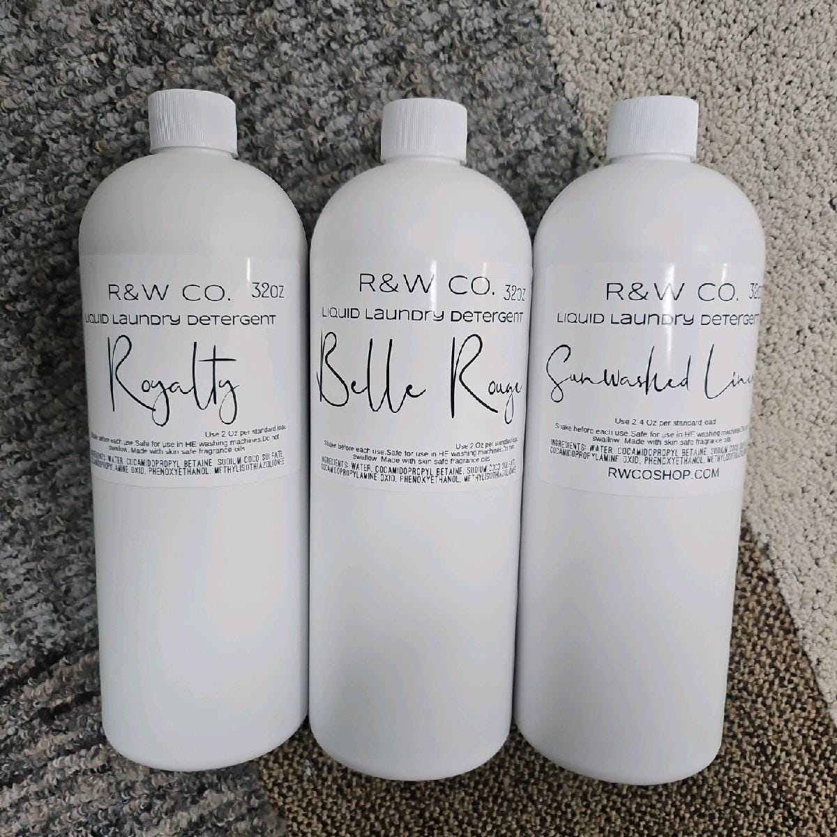 32oz Highly Scented Liquid Laundry Detergent