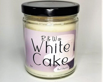 White Cake Candle
