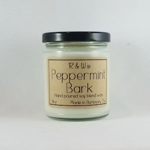 Peppermint Bark Candle
