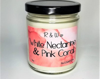 White Nectarine & Pink Coral Candle