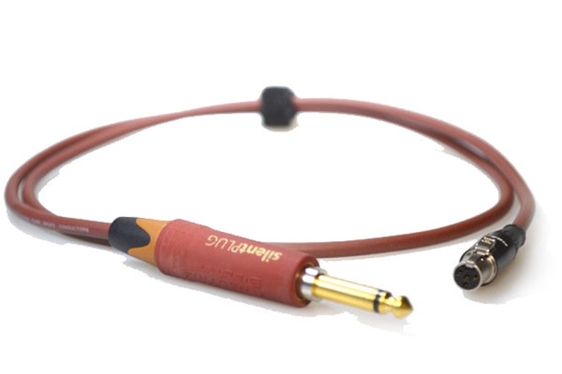 Professional Instrument lead 14 Mono Jack 6.35mm TS to 14 Mono Jack 6.35mm TS Van Damme Cable Unbalanced