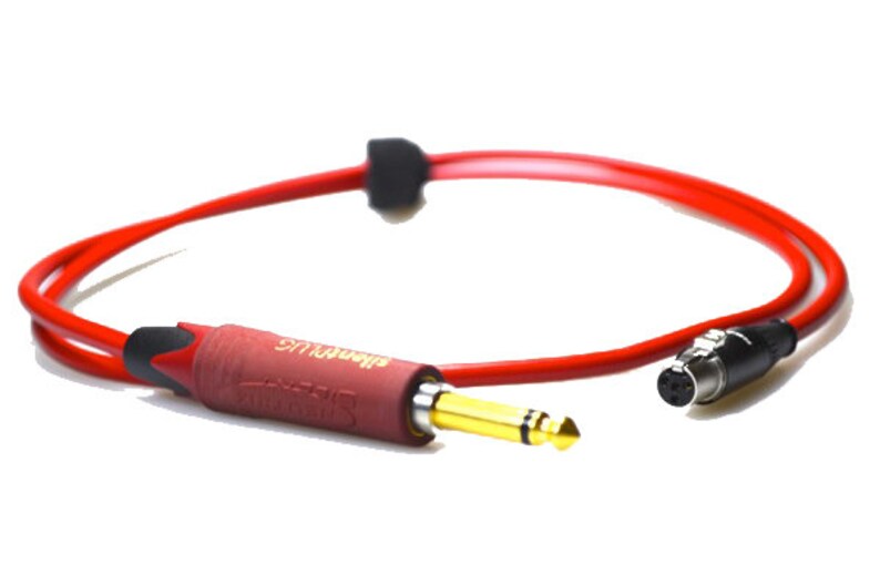 Professional Instrument lead 14 Mono Jack 6.35mm TS to 14 Mono Jack 6.35mm TS Van Damme Cable Unbalanced